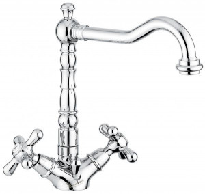 12613BR Смеситель Deco Old с донным клапаном для раковины, цвет бронза