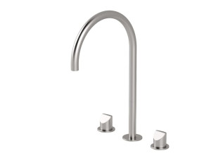 Смеситель для раковины с 3 отверстиями из нержавеющей стали