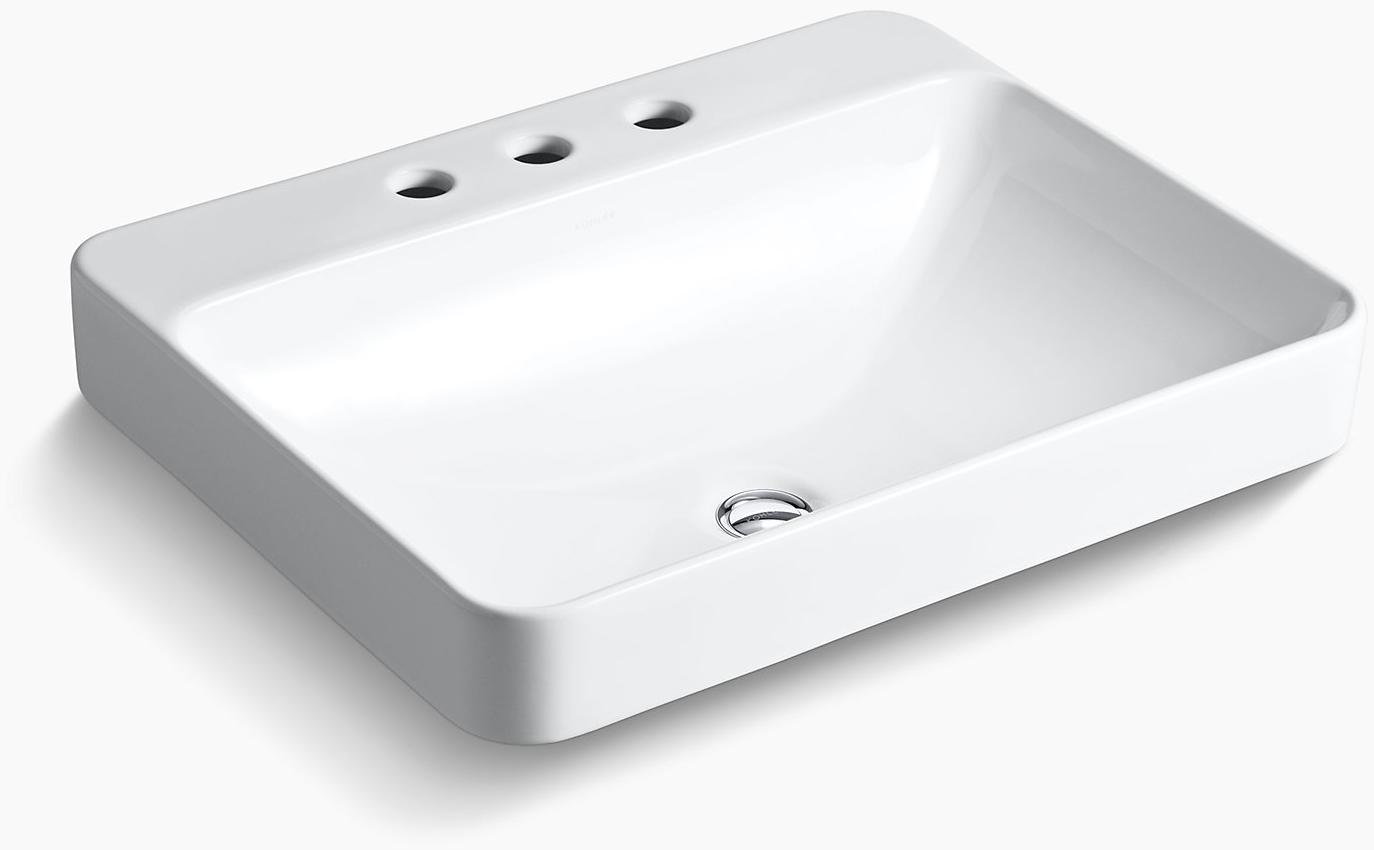 K-2660-8-0 Накладная раковина на столешницу  прямоугольная Kohler  - Вид №1