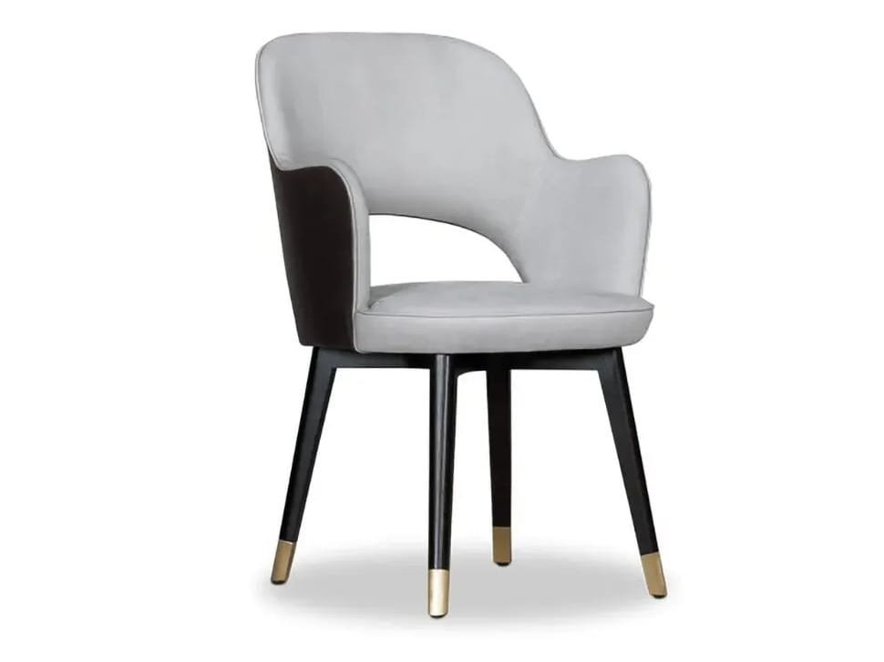 Мягкий стул из массива дерева с подлокотниками Baxter Colette ARCH-00101557