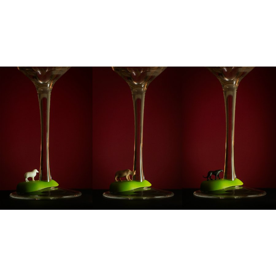Маркеры для бокалов разноцветные Hot Wine QUALY ДИЗАЙНЕРСКИЕ 00-3880625 Бежевый;зеленый;коричневый;разноцветный  - Вид №10