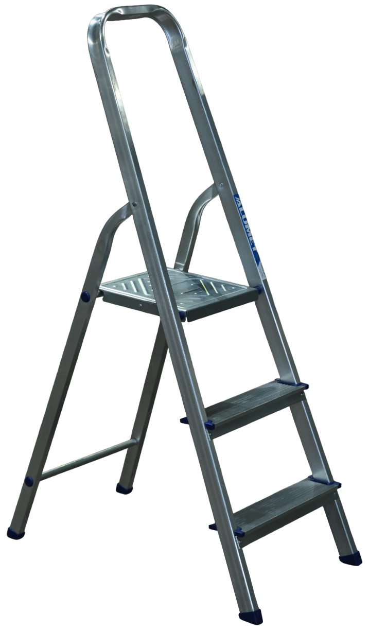 Стремянка алюминиевая 3 ст ALUMET Ам703 - Вид №3