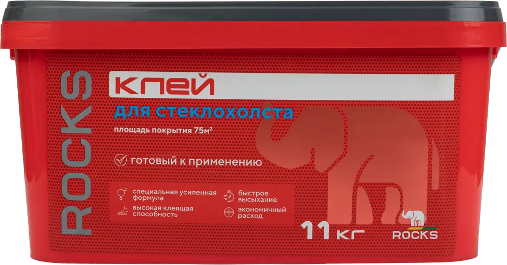 84802099 Клей для стеклохолста Rocks 11 кг STLM-1019315