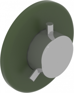 DEVCE2V26 Переключатель для душа/ванны 2 потока GSG CERAMIC