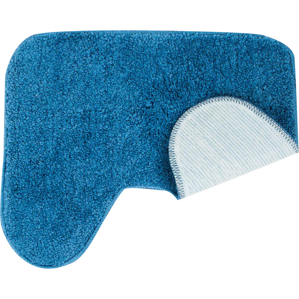 Коврик для туалета Sensea Lounge из микрофибры №1, 50х40 см, цвет синиий 15141383 STLM-2186484 Без серии - Вид №2
