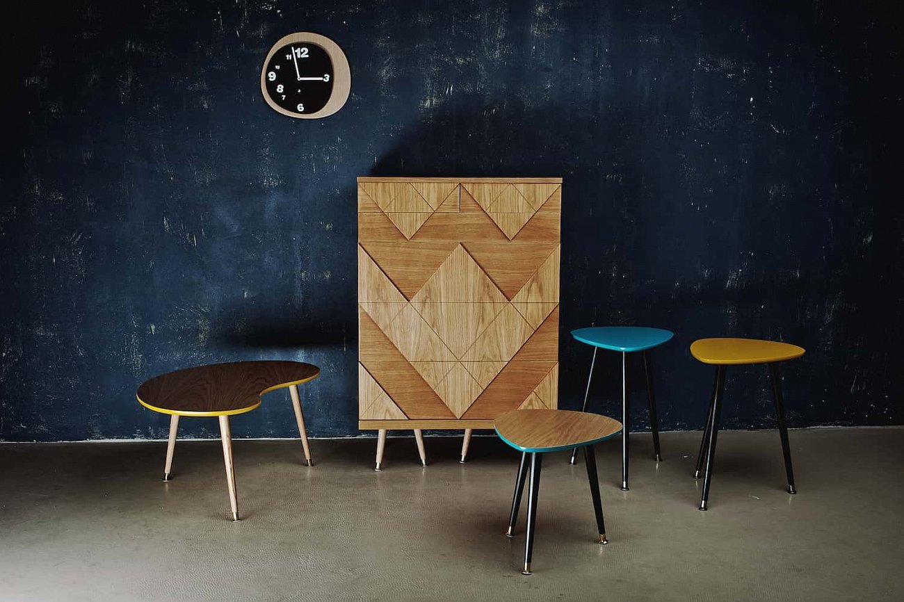 Комод с ножками и 6 ящиками дуб Big Woo WOODI  00-3965939 Бежевый;дуб сонома  - Вид №6