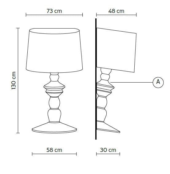Светодиодный торшер из стекловолокна Karman Alibabig ARCH-00122434 - Вид №3