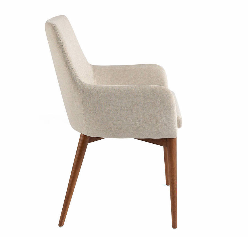 063584 Кресло кремовое Angel Cerda DC627-ARM  - Вид №3