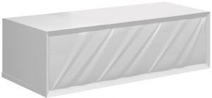 У73576 Тумба Glace 100П 1 в.я. White (низ) 1 Marka Glace