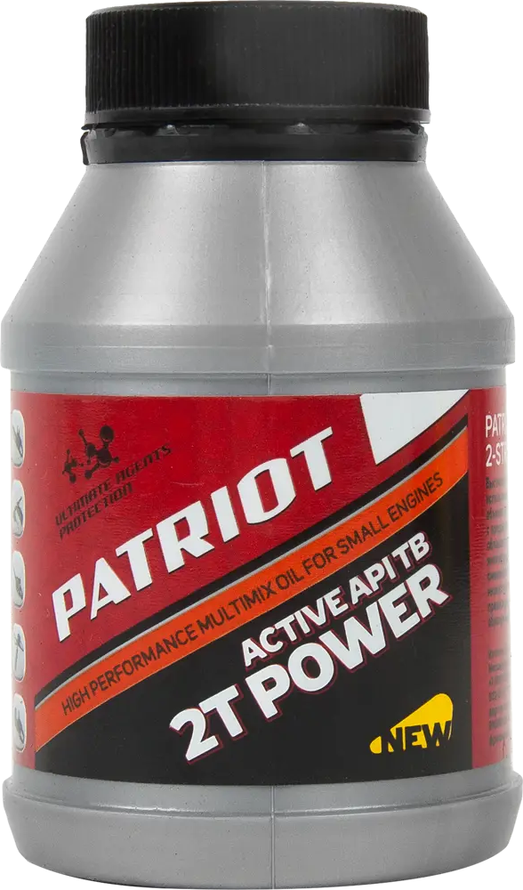 Моторное масло Patriot Power Active 2Т для садовой техники и мотоциклов 83746311