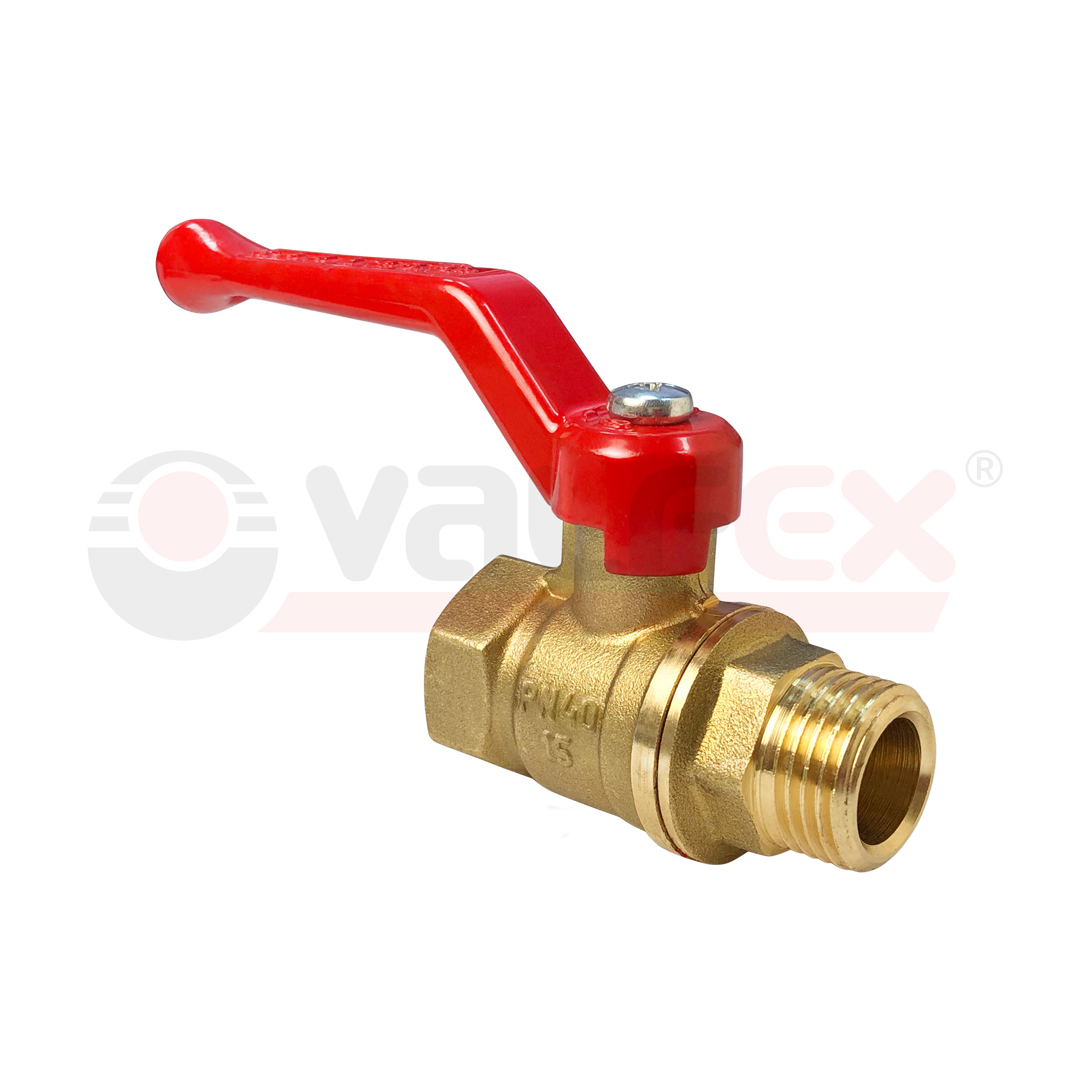 VF.215.LR1.112 Valfex Кран шаровой, ручка-рычаг (внутр.-наруж.)  1 1/2" 