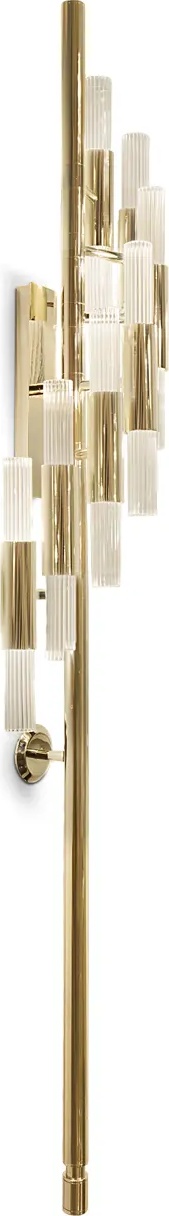 Настенный светильник с факелом LUXXU Waterfall 150 - Вид №2