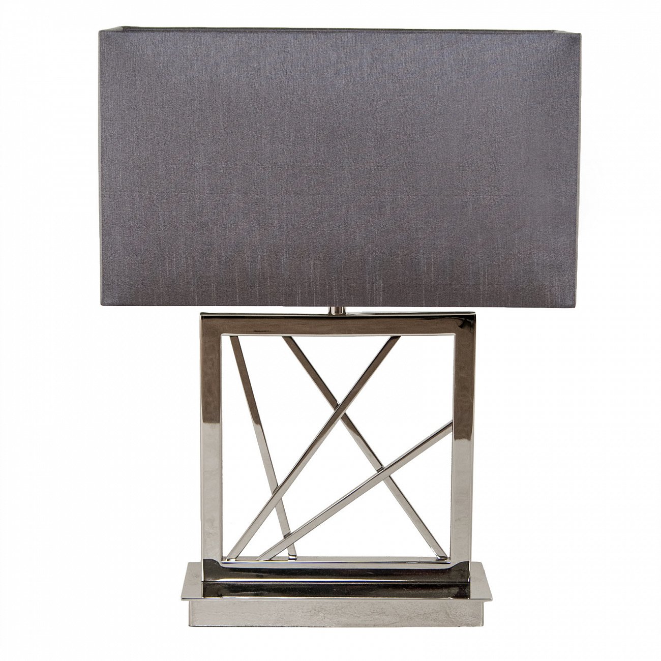 Настольная лампа Carinne темно-серая 5143 PUSHA ИНТЕРЬЕРНЫЕ 061798 Серый;хром  - Вид №1
