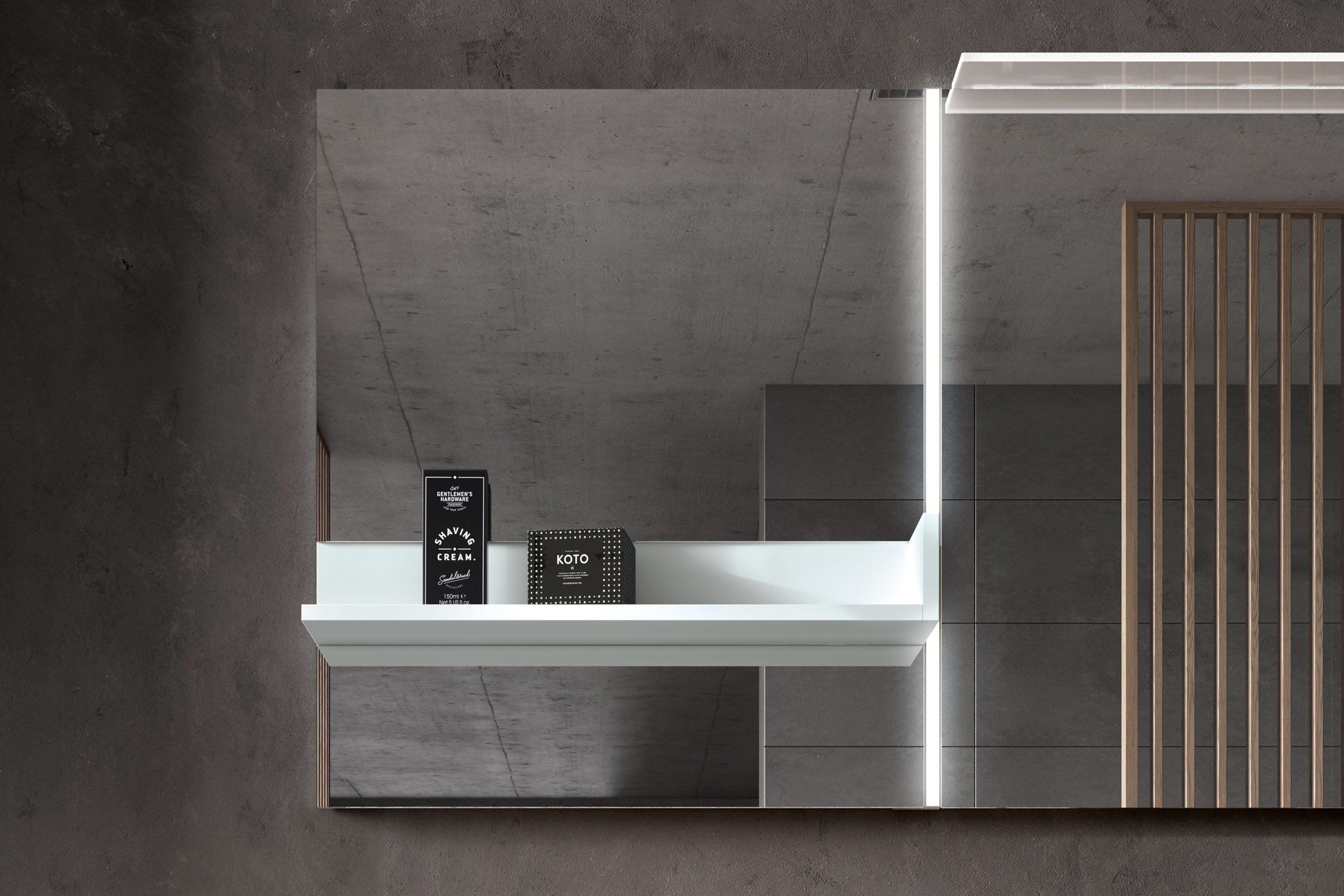 In-line Mastella  Mirrors & lights 