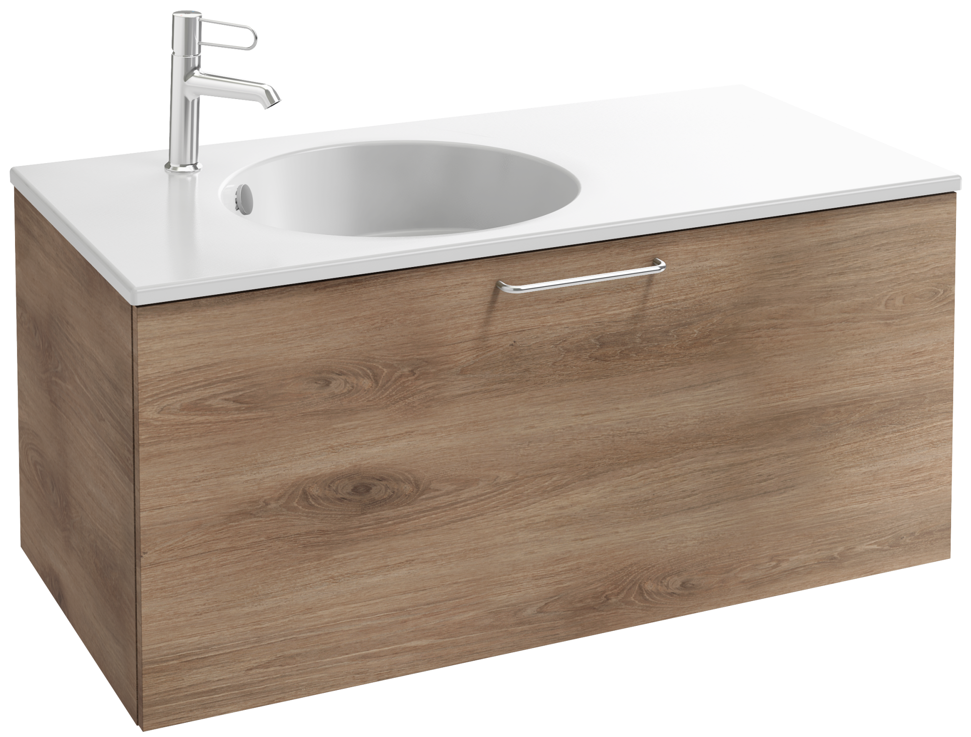 EB2514-R5-E52 Тумба под столешницу 100 см, 1 верхний ящик, хромированная ручка JACOB DELAFON ODÉON RIVE GAUCHE ODEON RIVE GAUCHE