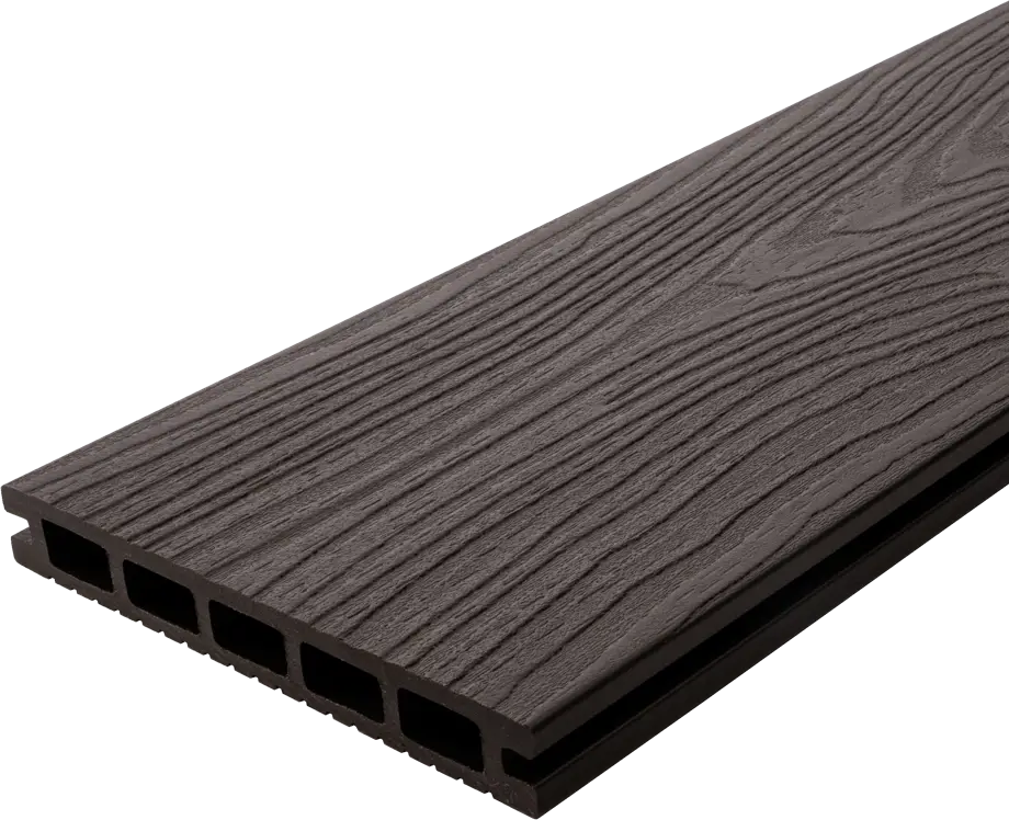 87036579 Террасная доска ДПК T-Decks цвет Венге 150x20x3000 мм двусторонняя вельвет/структура древесины 0.45 м² STLM-1013937