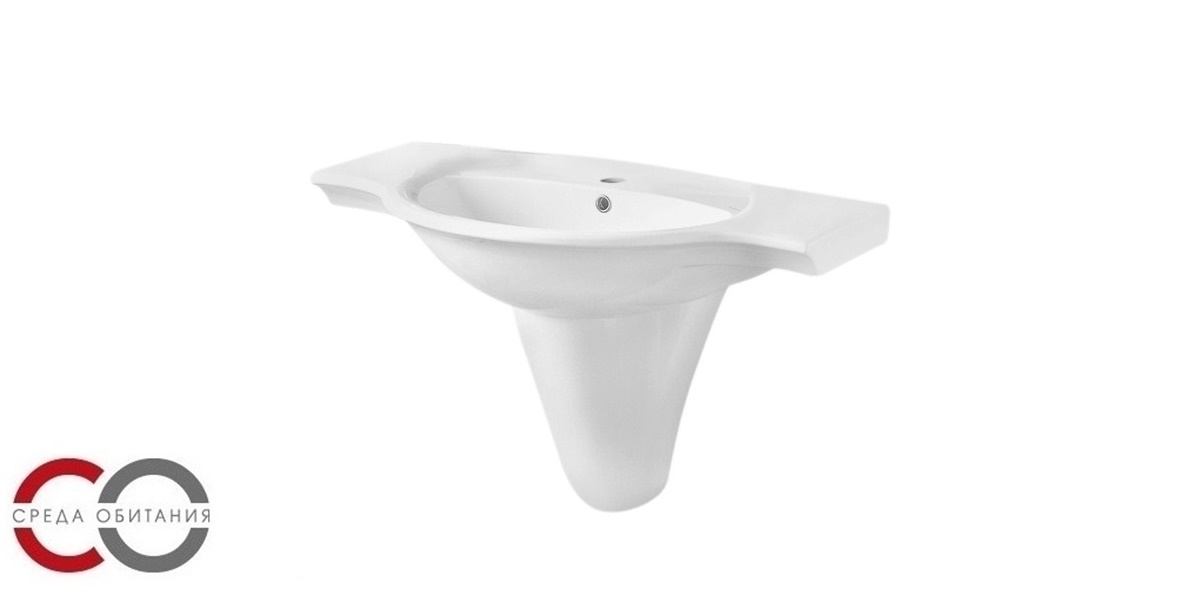 81401640 Полупьедестал для раковины овальная Olympia Ceramica FEDERICA - Вид №1