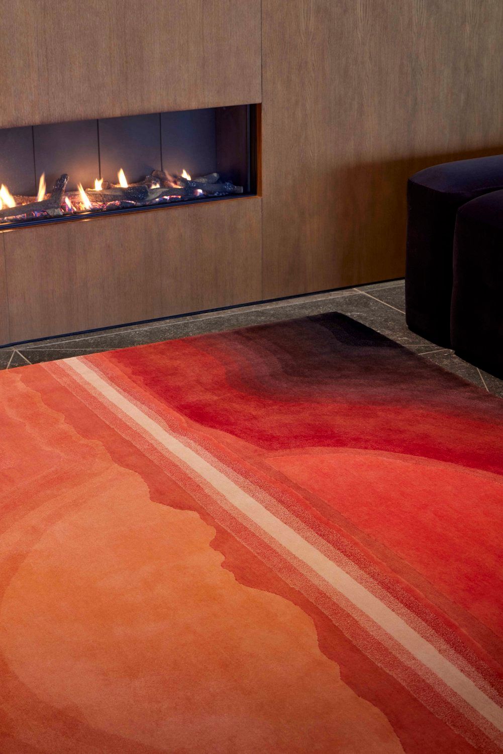 Шерстяной ковер ручной работы с прямоугольным рисунком GAN SUNSET ARCH-00098432 - Вид №2