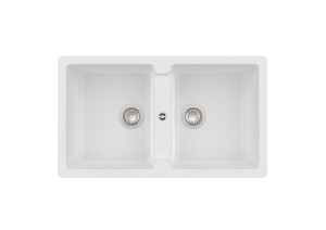 A880210020 QUARZEX® мойка с двумя чашами ROCA Bergen