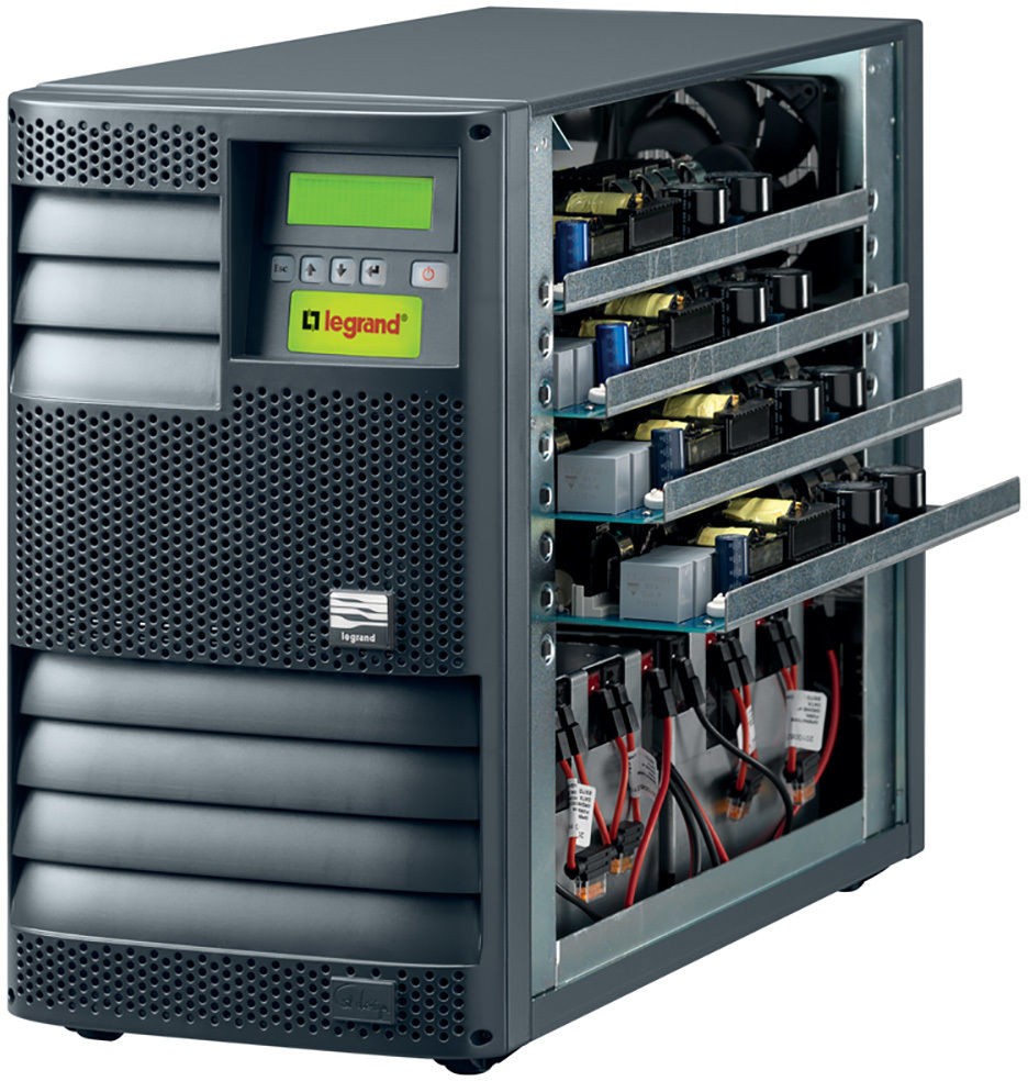 310356 Ибп megaline, 5000ва, shuko, модульный, напольный, 270х570х475 (шхгхв), 230v, 11u, однофазный Legrand 