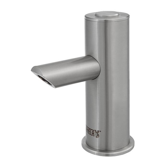 66932 Автоматический смеситель, настройка температуры воды угловыми вентилями, пьезо, 6 В SANELA 