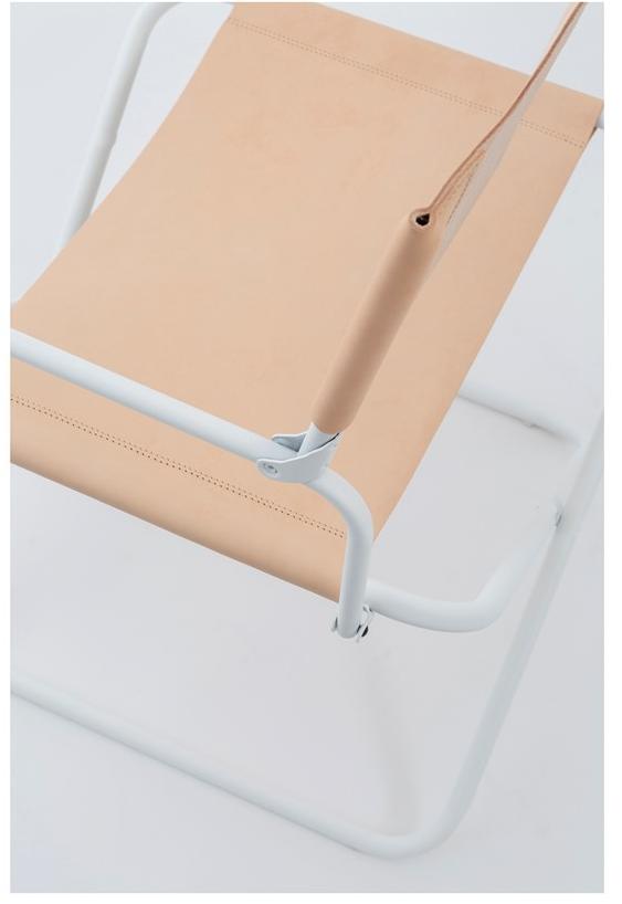 Lafuma Mobilier Складное садовое кресло из кожи Lison Lfm5045_9626 - Вид №5