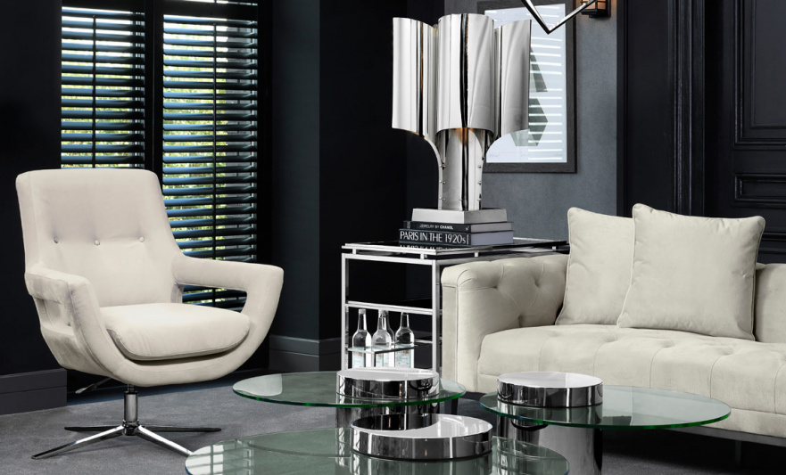 Софа Cesare от Eichholtz EICHHOLTZ ДИЗАЙНЕРСКИЕ, EICHHOLTZ 060866 Серый  - Вид №5