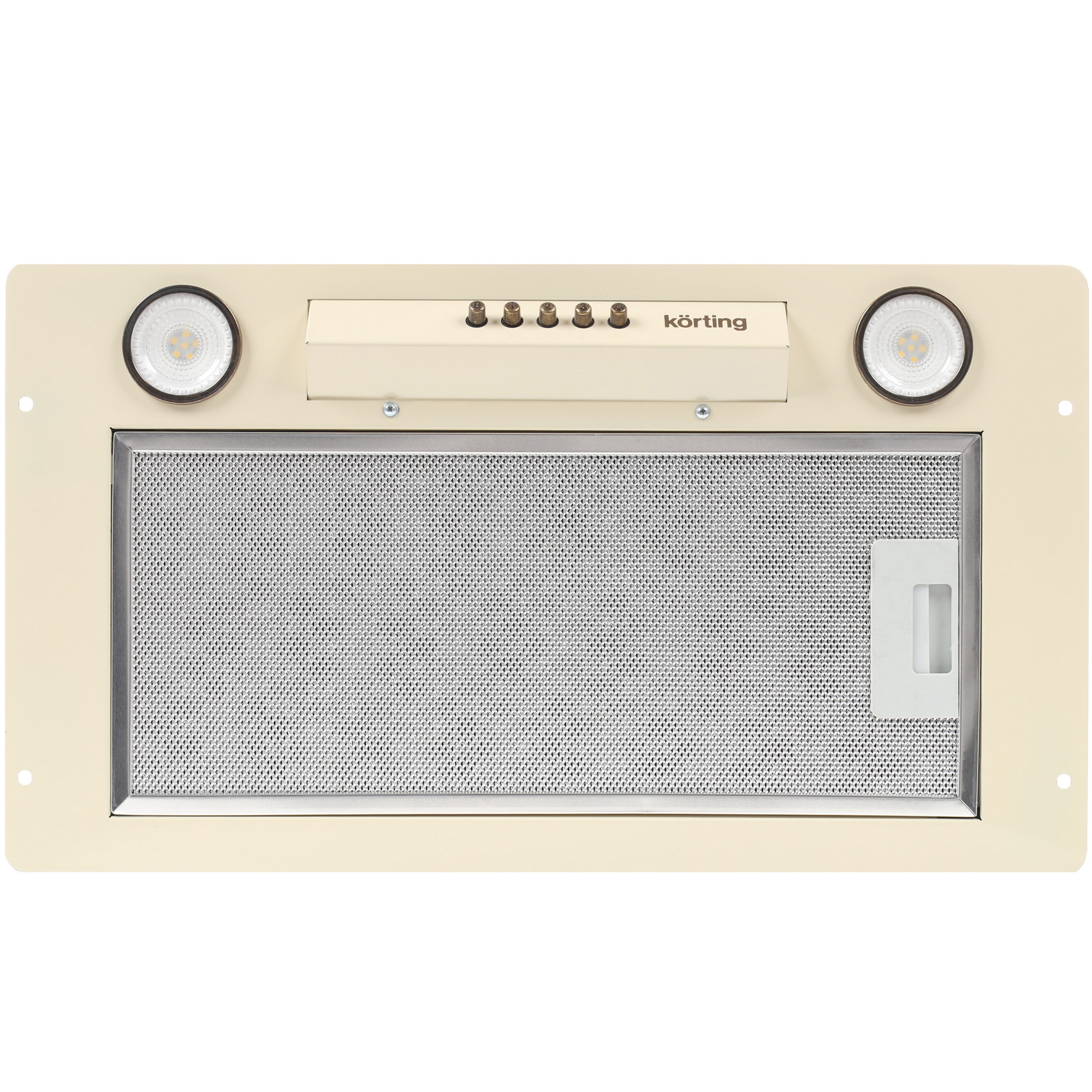 8169893 Вытяжка полновстраиваемая Korting KHI 6631 RB бежевый/золотистый STDN-0022395 - Вид №5