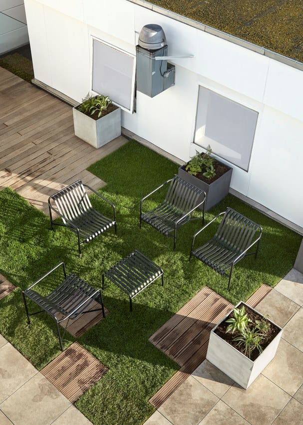 Стальная прямоугольная Садовая подставка для ног Hay Палисад ARCH-00043018 - Вид №35