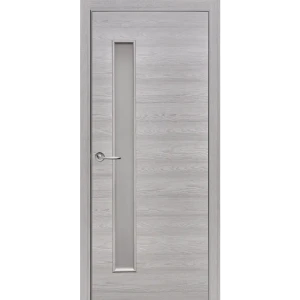 ПРИНЦИП: Межкомнатная дверь с остеклением, ясень серый, 60×200 см 87923231