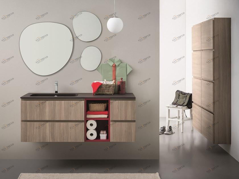 Birex Подвесная тумба под умывальник с ящиками Lapis sun-id-1472502