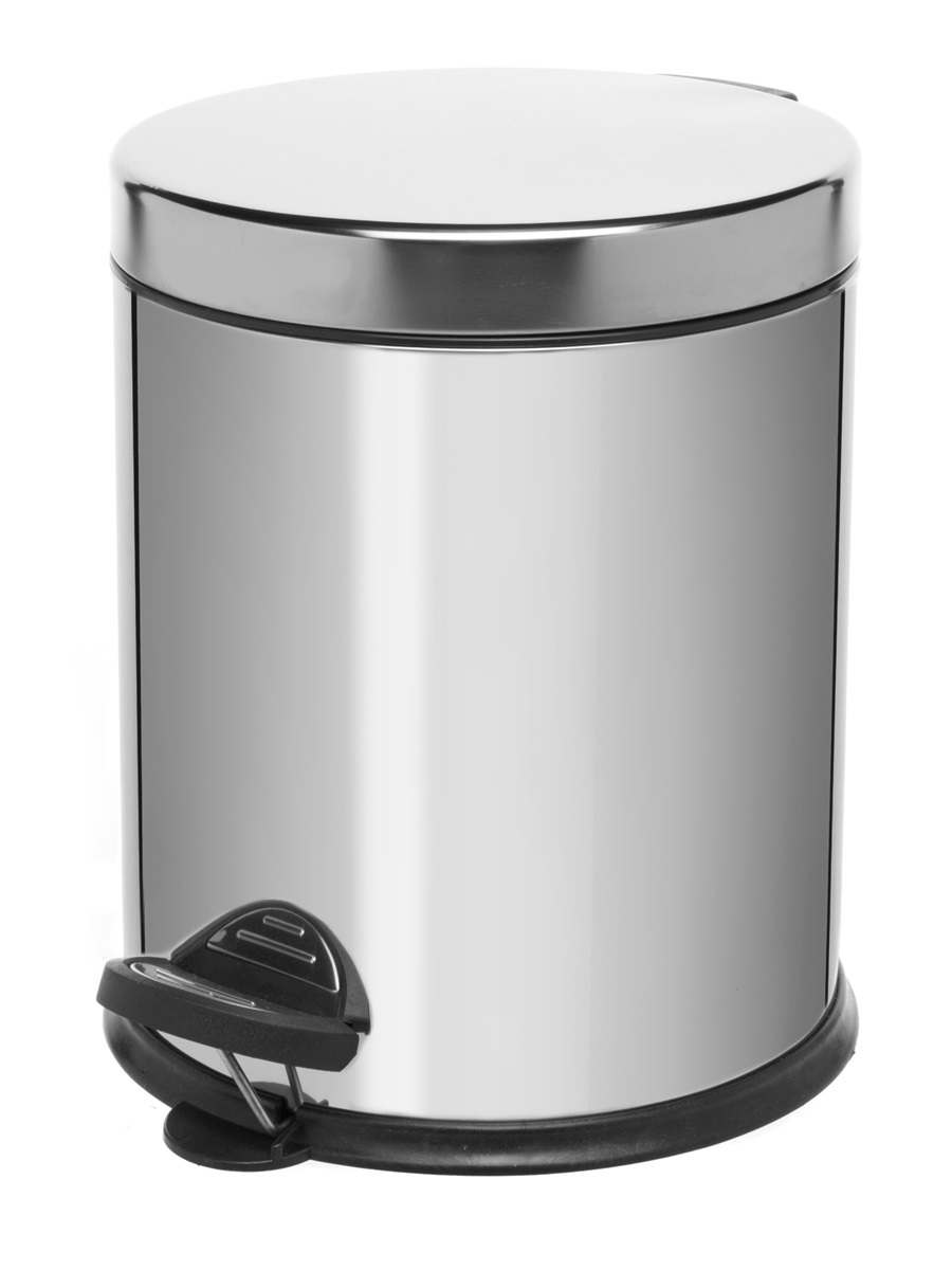 Вёдра с педалью и крышкой Cassiopea 5L Chrome NAVAKO 11503