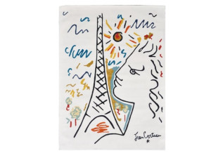 Шерстяной ковер с рисунком