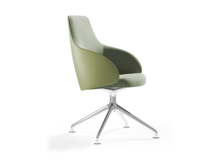 Тканевое вращающееся кресло с подлокотниками Kastel Kontea ARCH-00100353