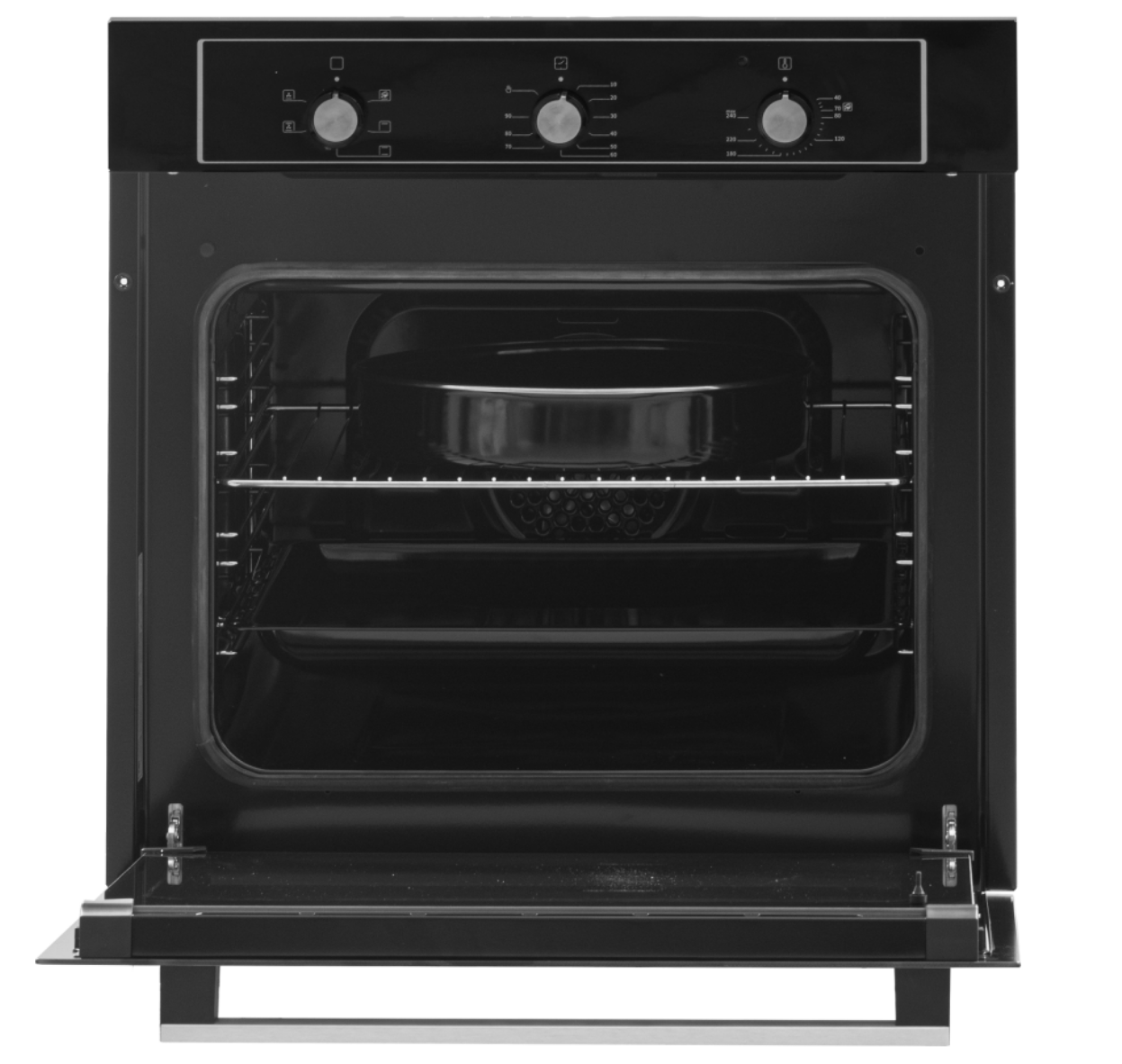 9057831 Электрический духовой шкаф Delvento V6EB16088 черный STDN-0082308 - Вид №1