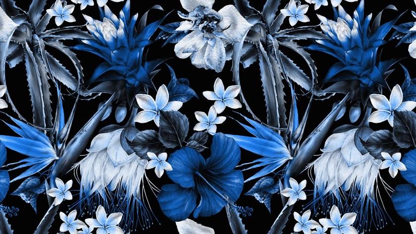 Baboon Моющиеся обои с цветочными мотивами Pattern sun-id-1374713 - Вид №5