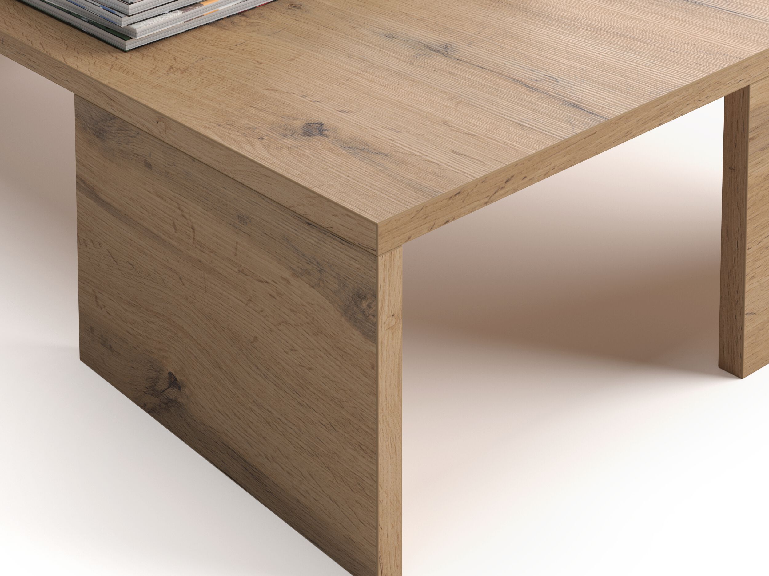 Низкий прямоугольный журнальный столик из меламиновой ткани Mobili Fiver Rachele ARCH-00088379 - Вид №16