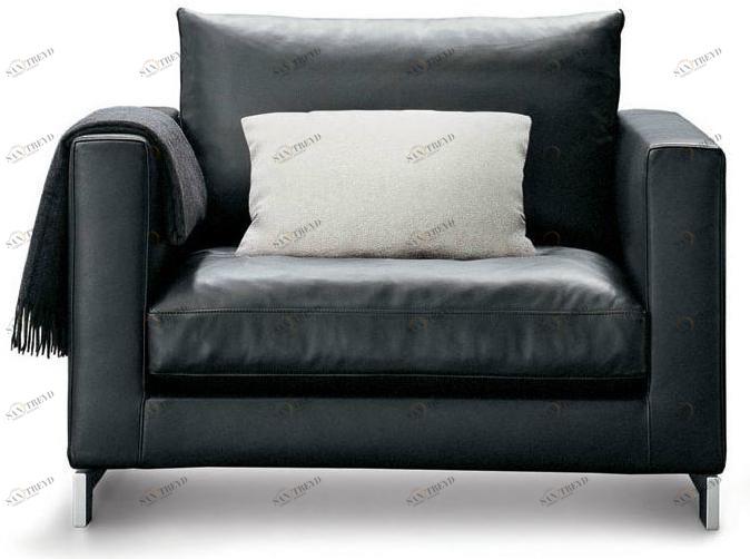 Molteni & C. Кожаное кресло с подлокотниками Reversi sun-id-1363576