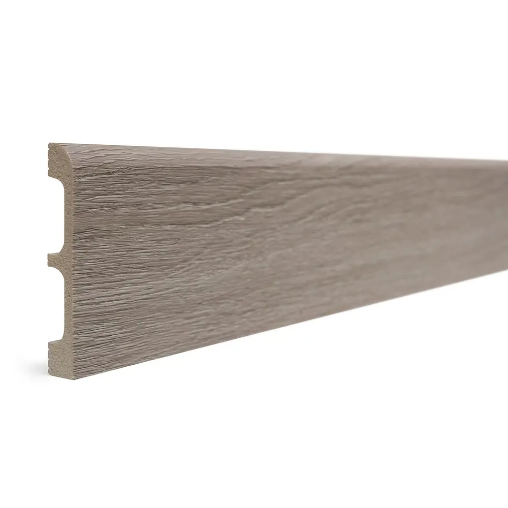 Молдинг настенный полистирол ударопрочный Decor-Dizayn 706-80 серый 80x13x2400 мм 85473613 STLM-2074579 