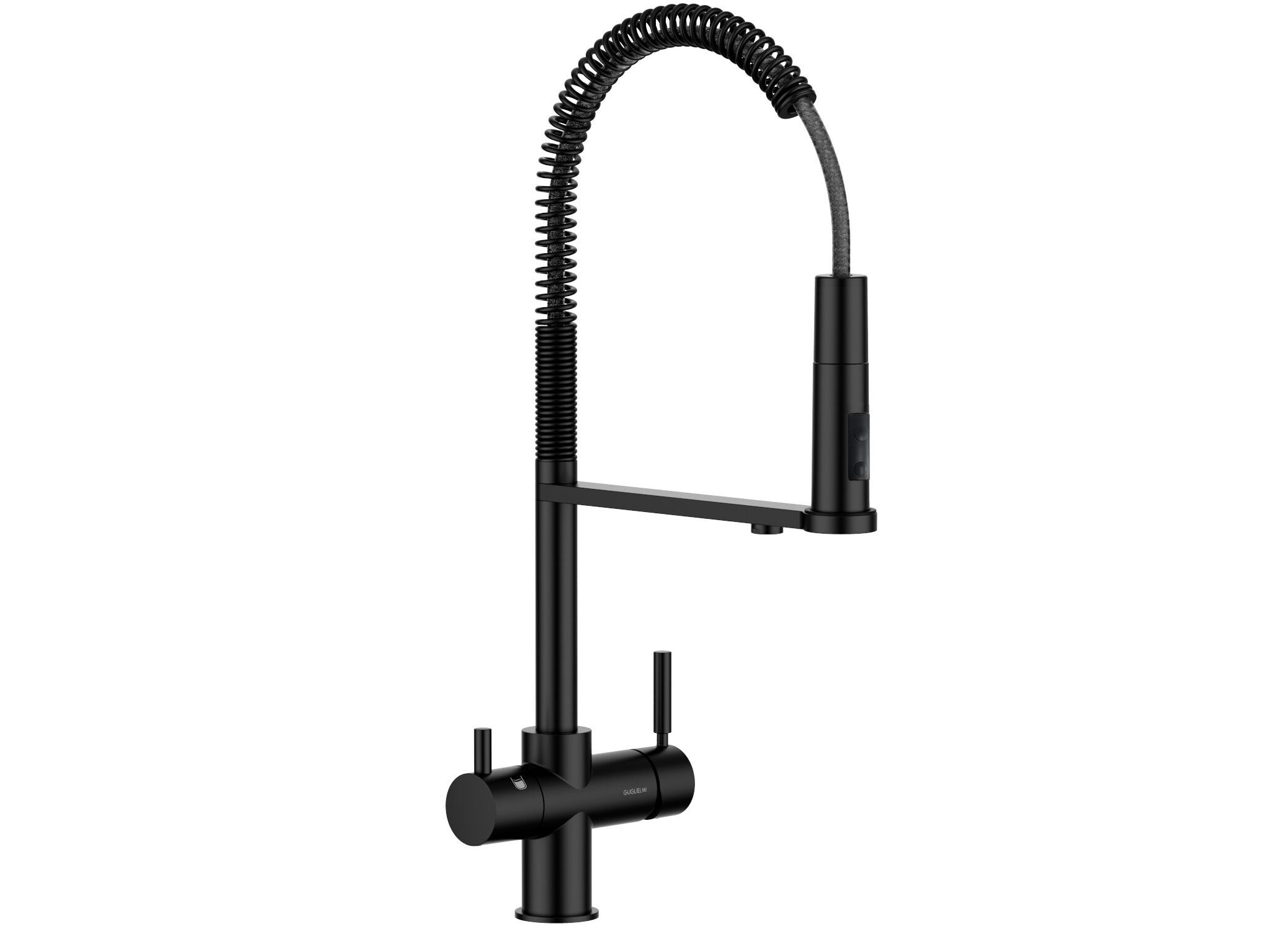 Однорычажный смеситель для кухни с выдвижным ручным душем GUGLIELMI RUBINETTERIE Pura ARCH-00145312 - Вид №2