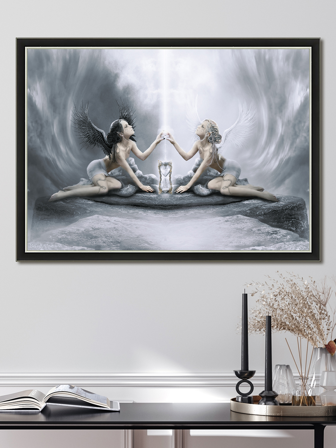 90155000 Картина в раме "Инь и Ян" 50/70 см GRMY 16050 STLM-0118217 GRAFIS-ART