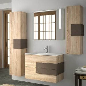 КОМПЛЕКТ МЕБЕЛИ CRONOS 100 СМ OAK/MATT MOKA