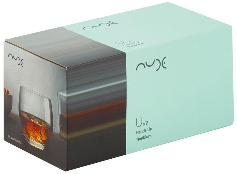 NUDE Набор из двух хрустальных бокалов для виски Heads up sun-id-1426993 - Вид №1