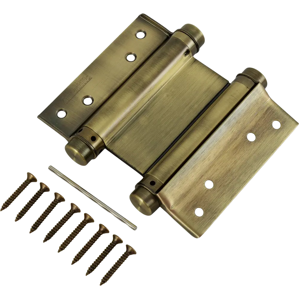 82105997 Петля пружинная DAS SS 201-4" 100 мм сталь цвет античная бронза STLM-0019071 ARMADILLO  - Вид №1