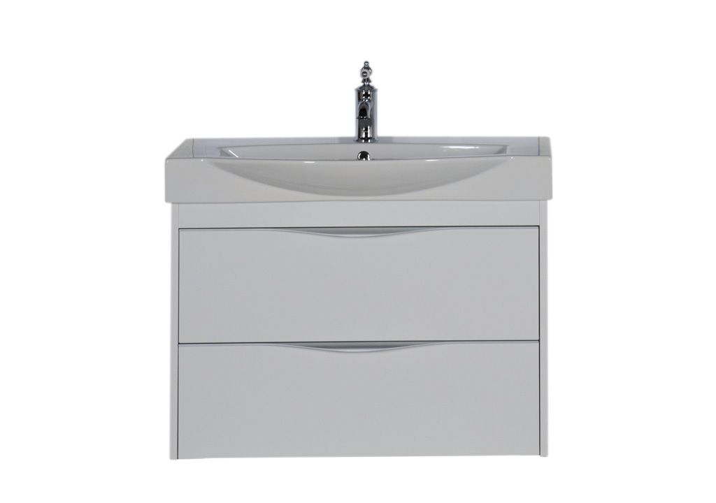 Тумба под раковину Aquanet Франка 85 белый sun-id-275456 - Вид №3