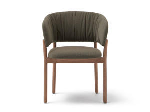 Мягкий тканевый стул с подлокотниками