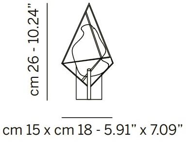 Euroluce Lampadari Настенный светильник из хрусталя и металла Cryrock sun-id-1420614 - Вид №1