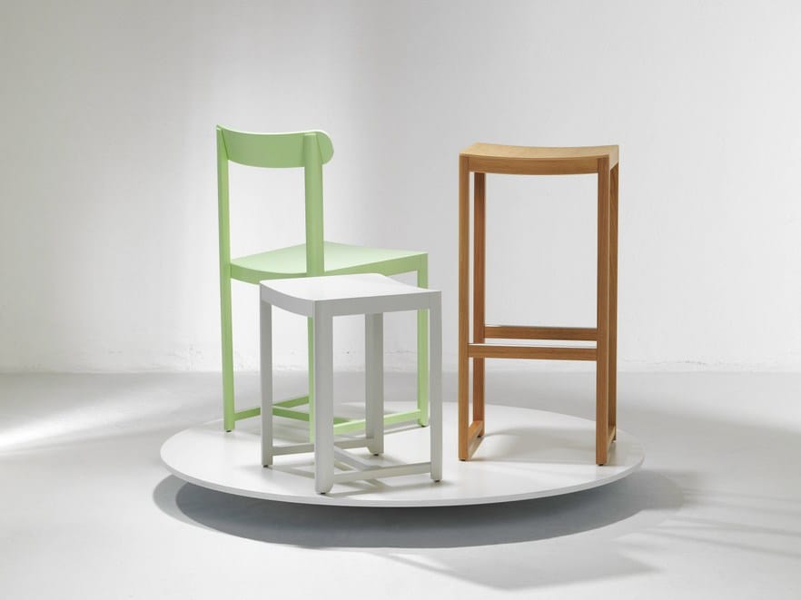 Деревянный табурет Zilio A&C Seleri ARCH-00112088 - Вид №3