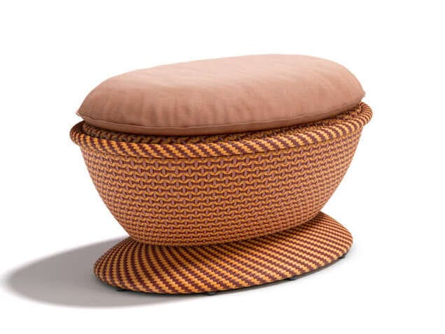 Садовая подставка для ног из синтетического волокна DEDON PAPYON ARCH-00089467