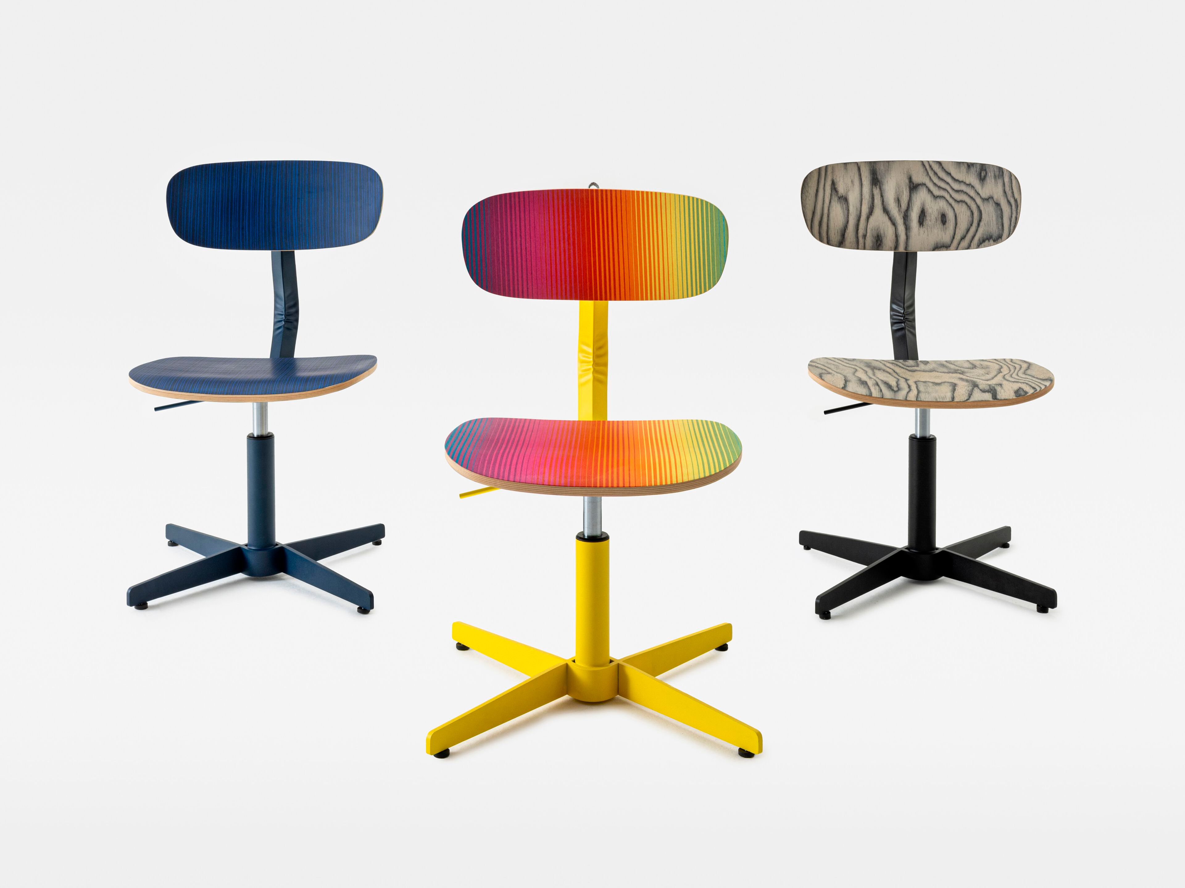 4-спицевое деревянное вращающееся офисное кресло Mara опечатка ARCH-00029205 - Вид №5